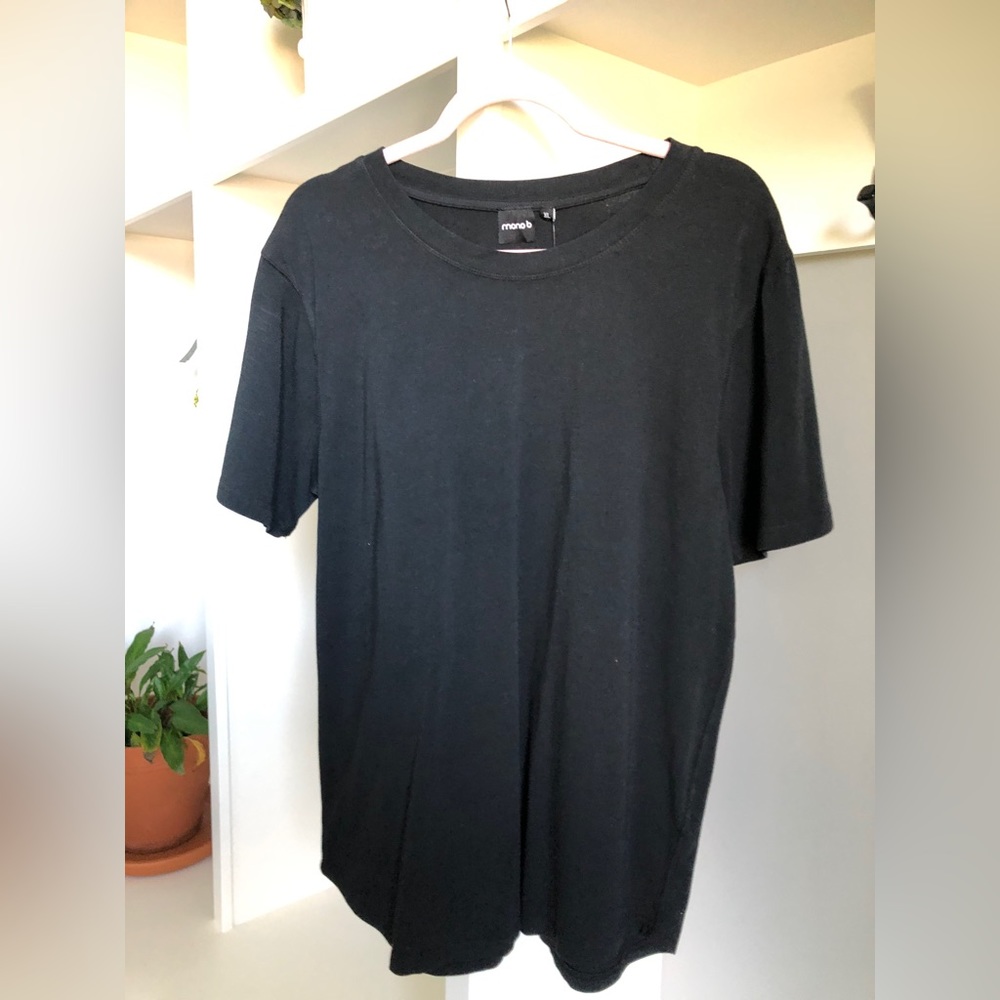 Mono B Black Tee Shirt NWT